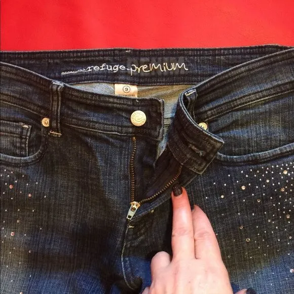 Beautiful jeans with stones