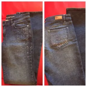 Beautiful jeans with stones