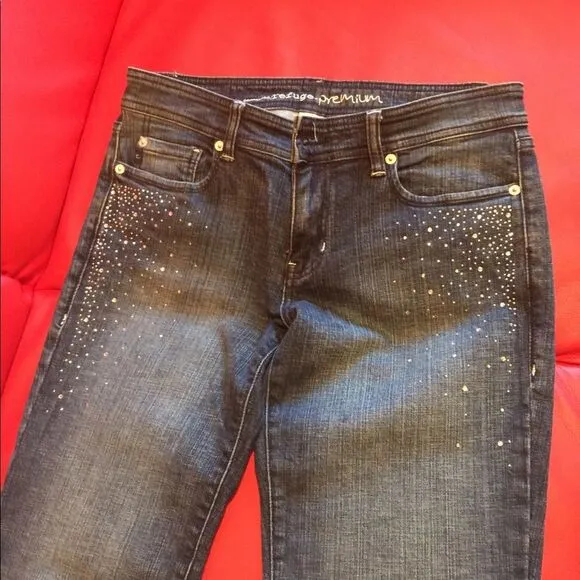 Beautiful jeans with stones