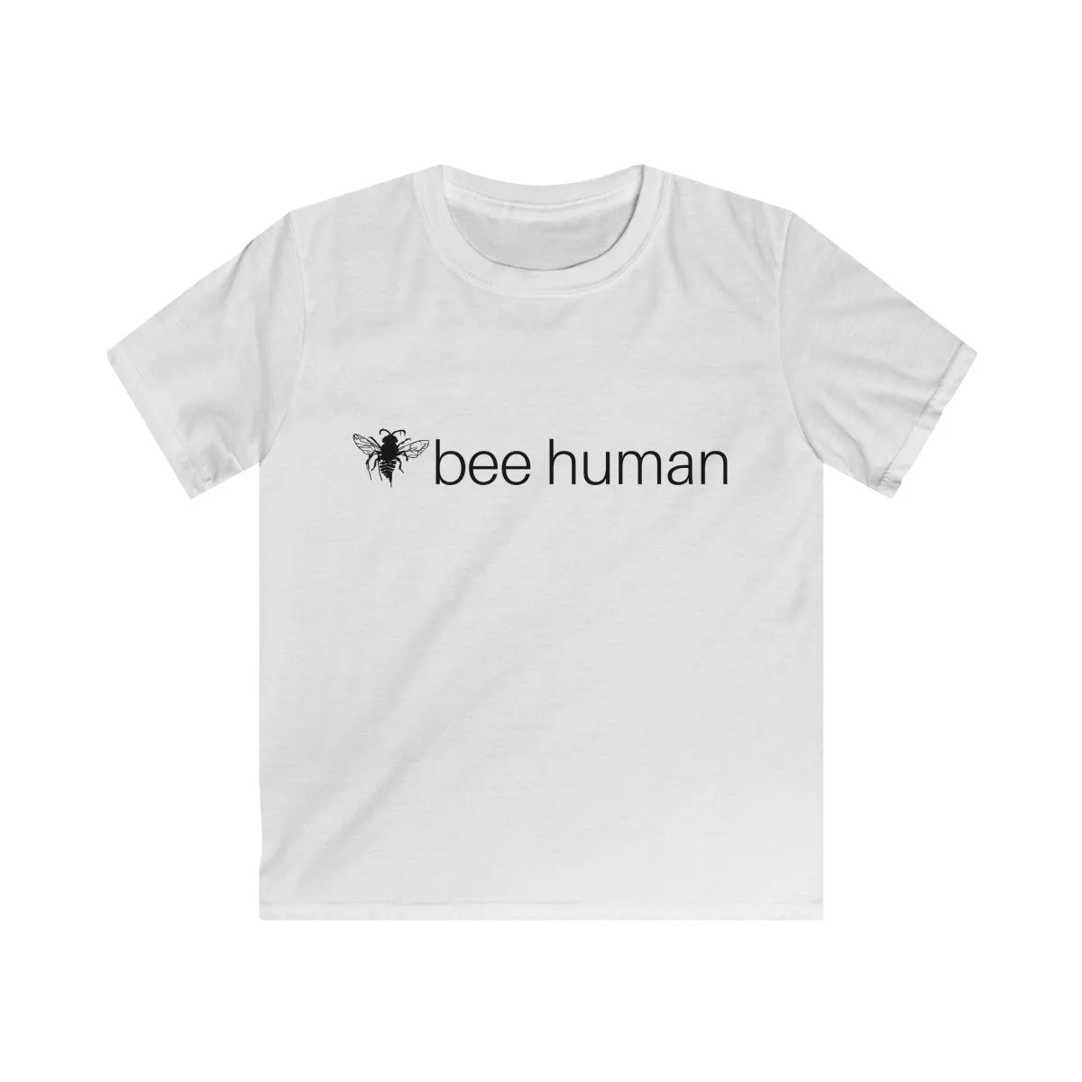 bee human - Kids Softstyle Tee