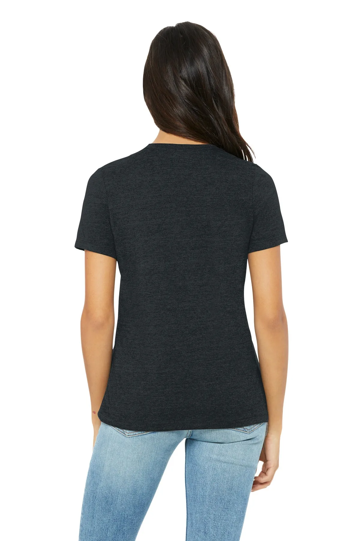 BELLA CANVAS Women's Relaxed CVC Tee BC6400CVC Dark Grey Heather