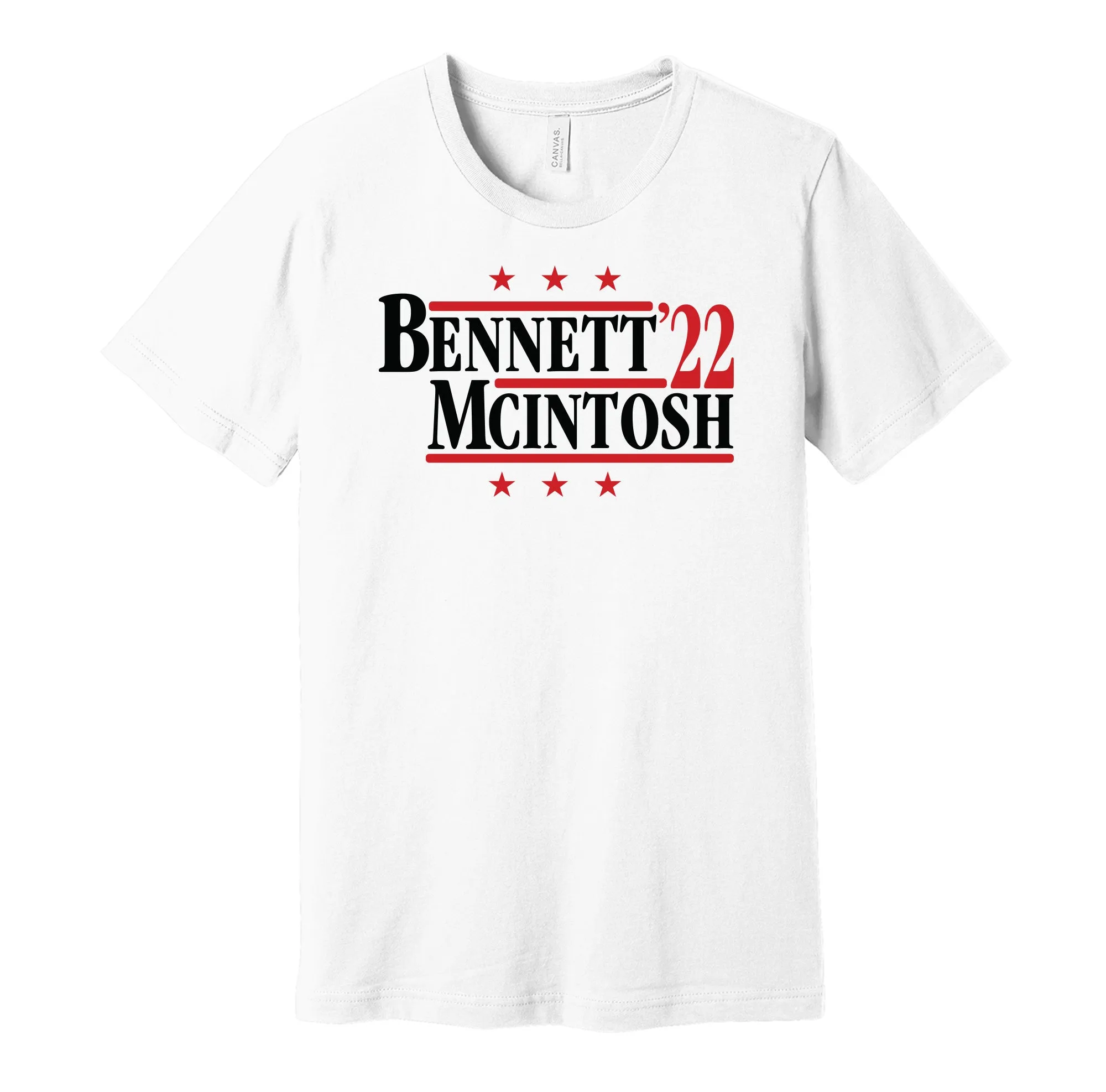 Bennett & McIntosh '22 - Georgia Football Political Campaign Parody T-Shirt - Hyper Than Hype Shirts