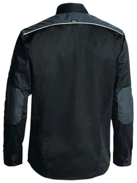 Bisley Flex & Move™ Mechanical Stretch Shirt Long Sleeve-(BS6133)