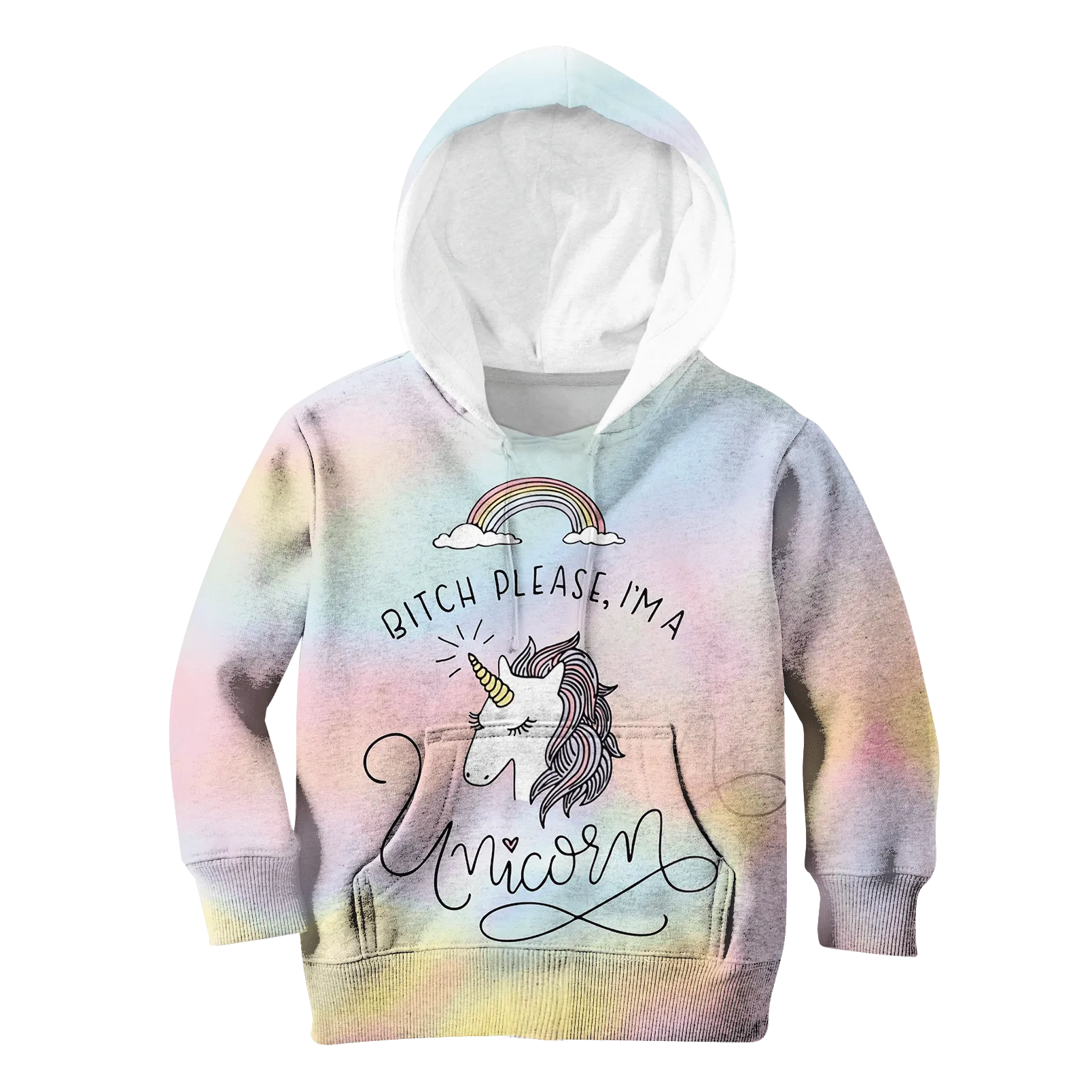 Bitch Please, I'm A Unicorn Custom Cosplay Kid Hoodie