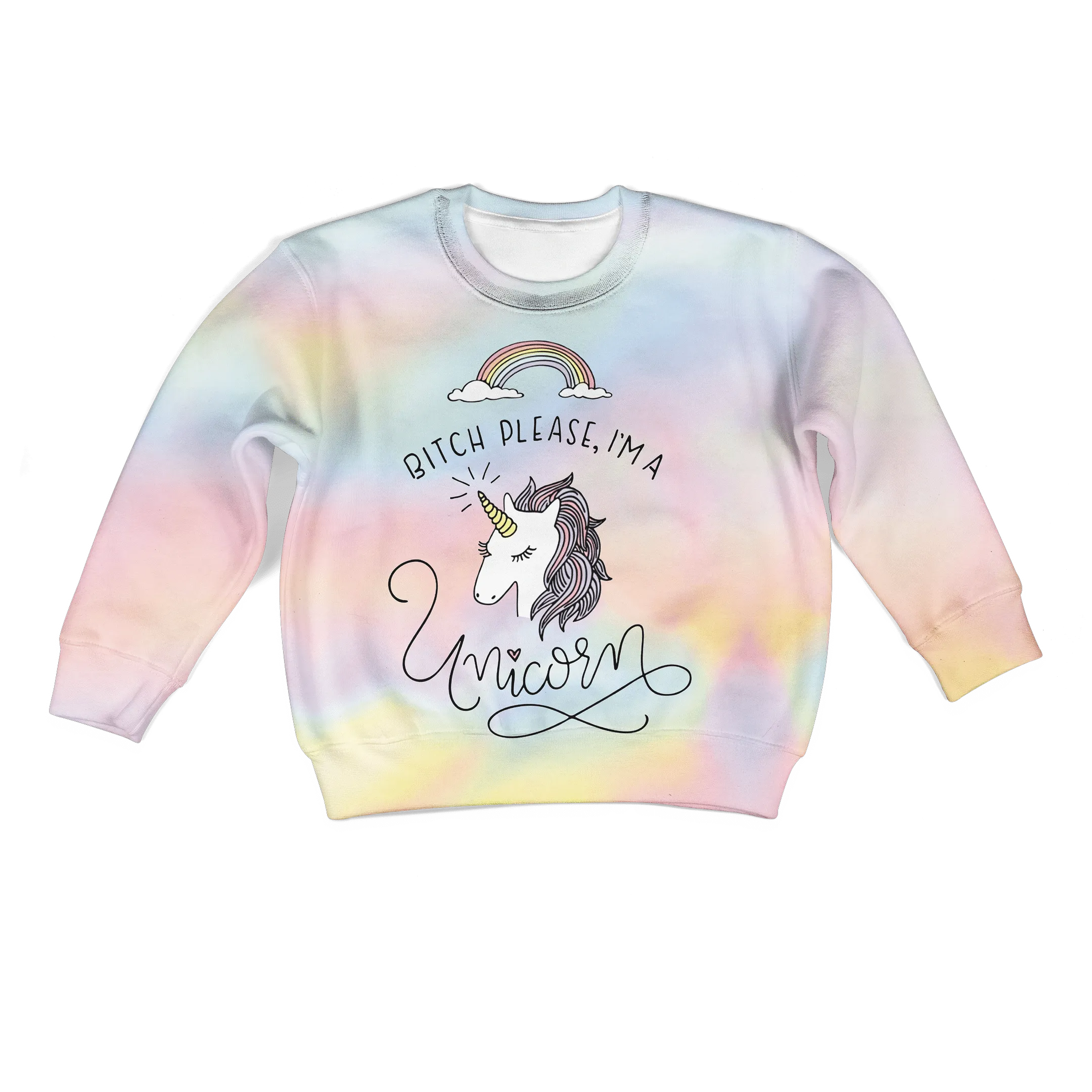 Bitch Please, I'm A Unicorn Custom Cosplay Kid Hoodie