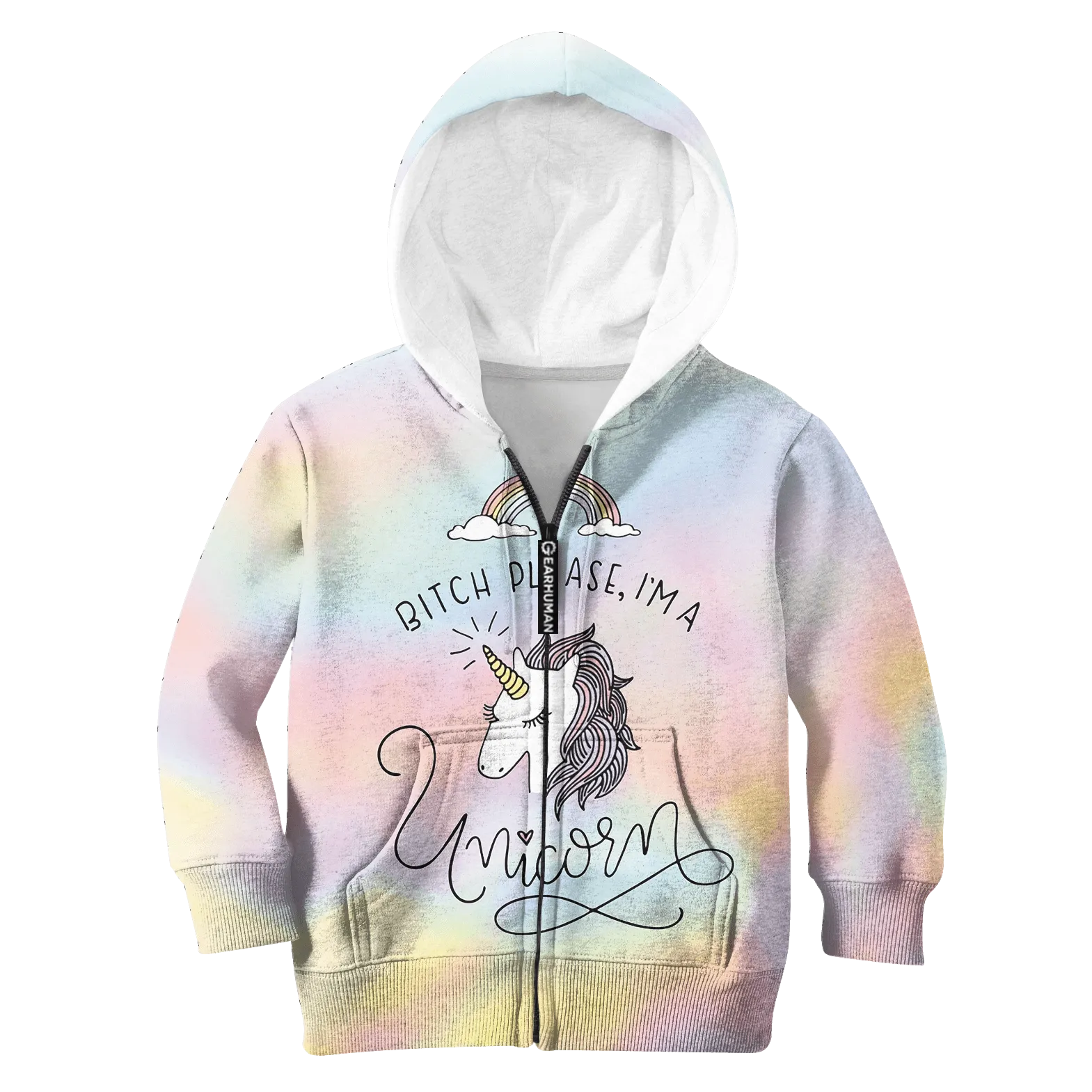 Bitch Please, I'm A Unicorn Custom Cosplay Kid Hoodie