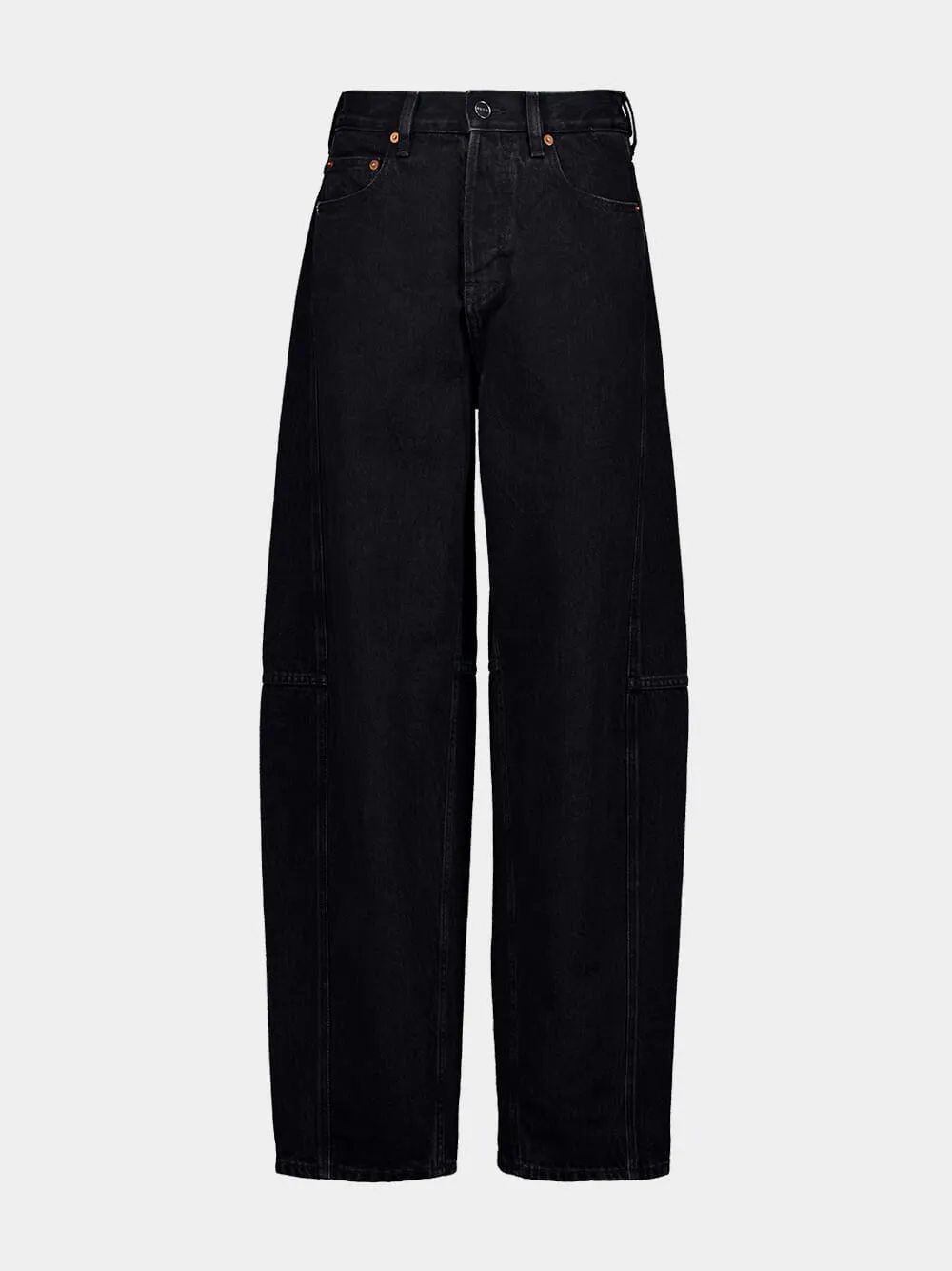 Black Balloon Fit Petite Denim Jeans