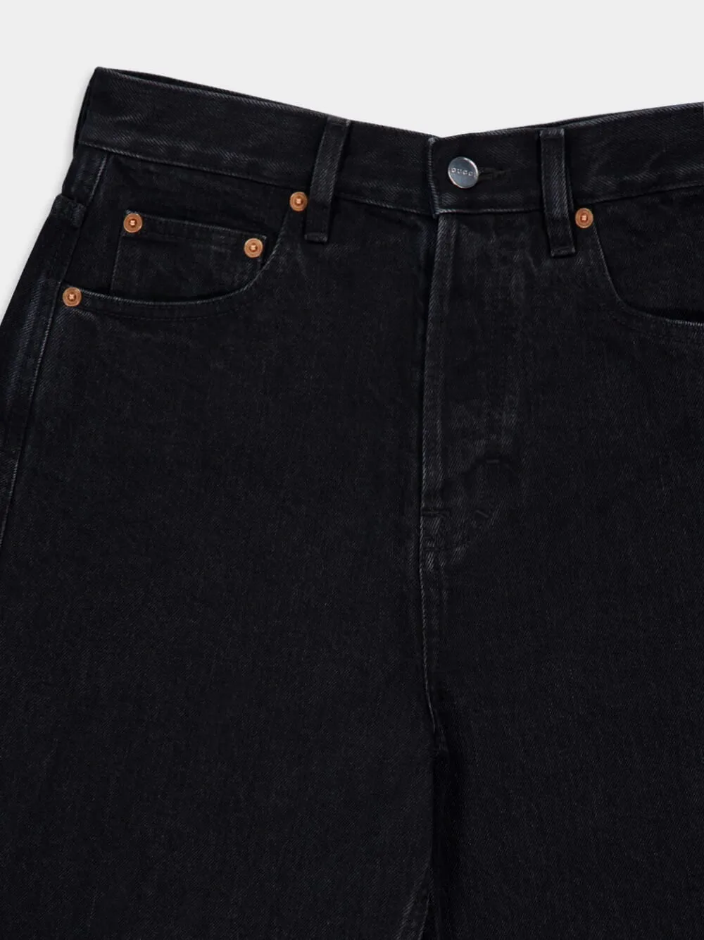 Black Balloon Fit Petite Denim Jeans
