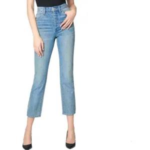 Blank NYC Madison Crop High-Rise Light Wash Jeans Size 25