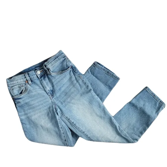 Blank NYC Madison Crop High-Rise Light Wash Jeans Size 25