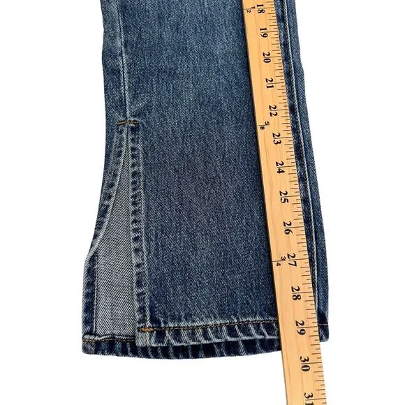 BLANK NYC Women's The Lexington Slim Straight denim jeans Med Wash Sz 27