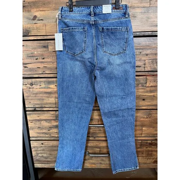 BLANK NYC Women's The Lexington Slim Straight denim jeans Med Wash Sz 27