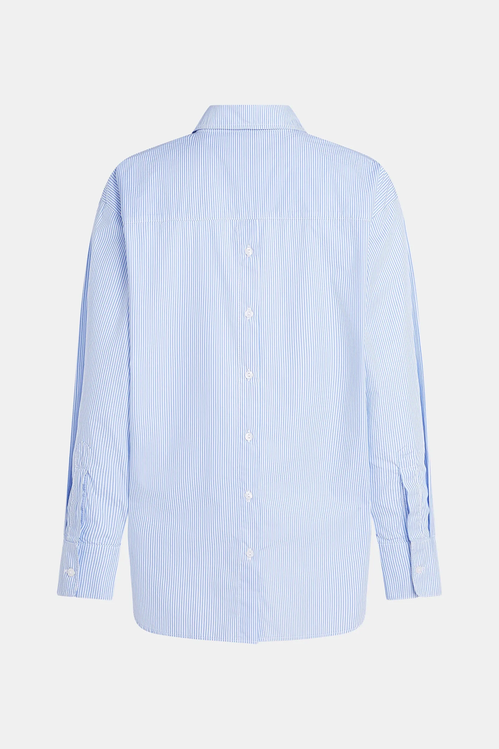 BLOUSE STRIPE (S25Z736) LIGHT BLUE