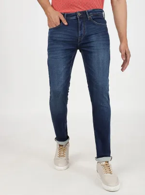 Blue Washed Slim Fit Jeans | JadeBlue