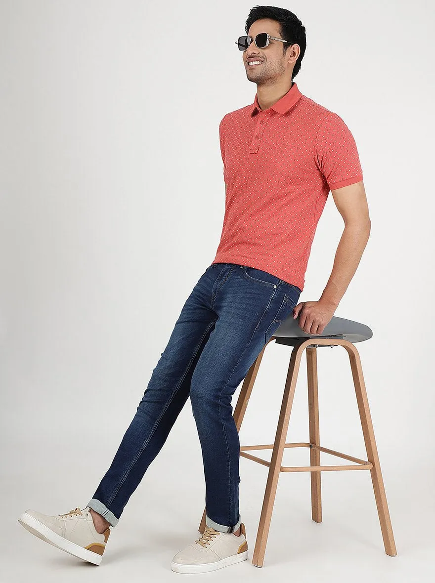 Blue Washed Slim Fit Jeans | JadeBlue
