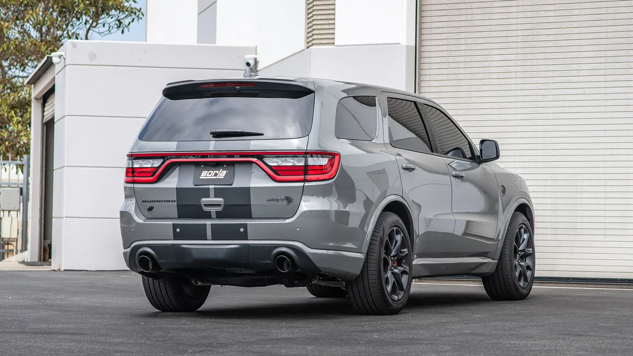 Borla 2021, (NO 2022), 2023-2024 Dodge Durango SRT Hellcat S-TYPE Cat-Back Exhaust 6.2SC V8