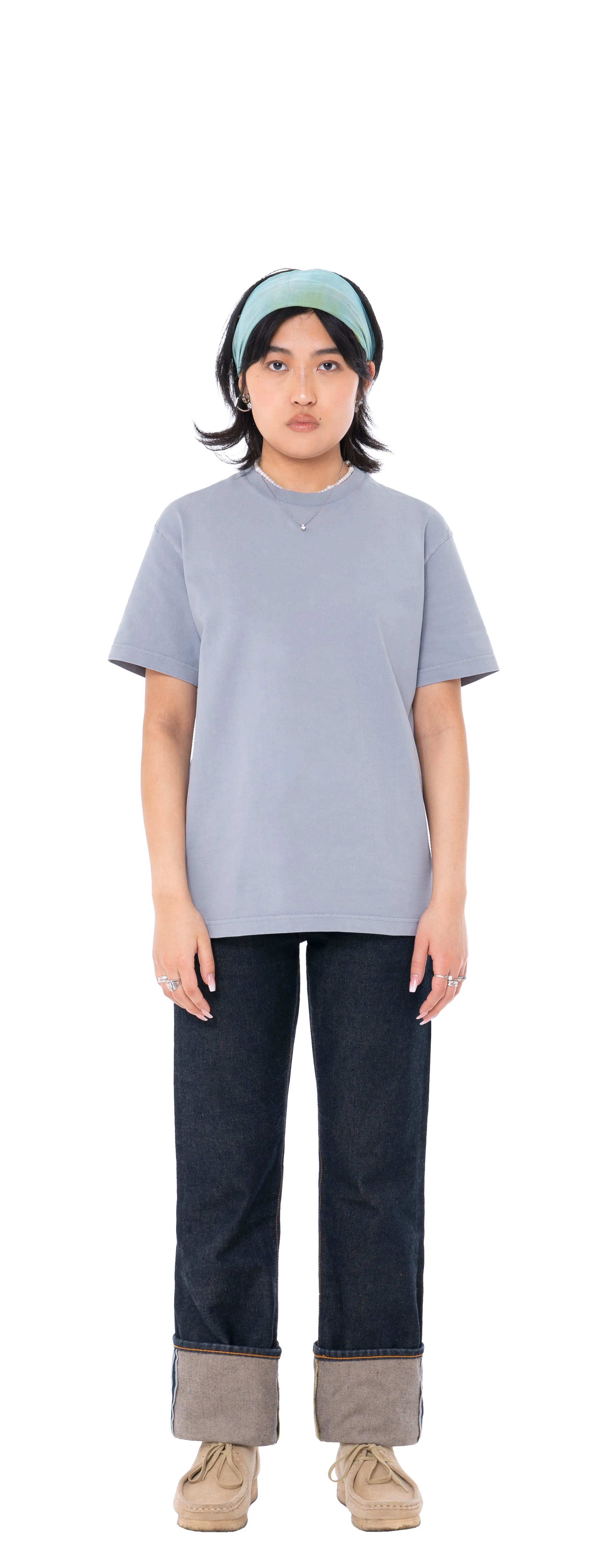 Boxy T-Shirt, Oyster Shell