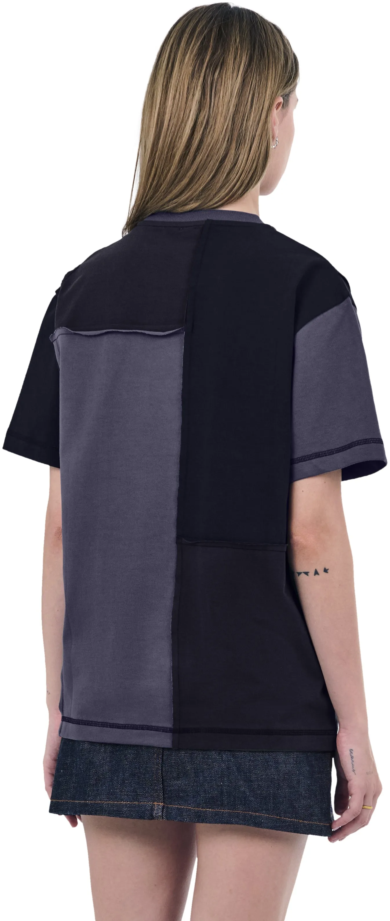Boxy T-Shirt Patchwork, Ocean Puzzle