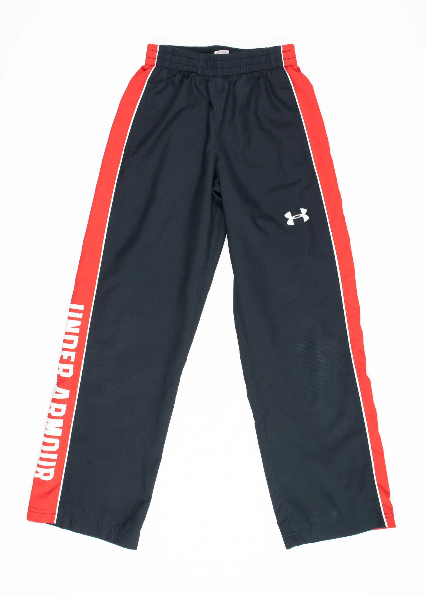 BOY SIZE MEDIUM (8/10 YEARS) - UNDER ARMOUR, Loose Fit, Lined Track Pants VGUC B56