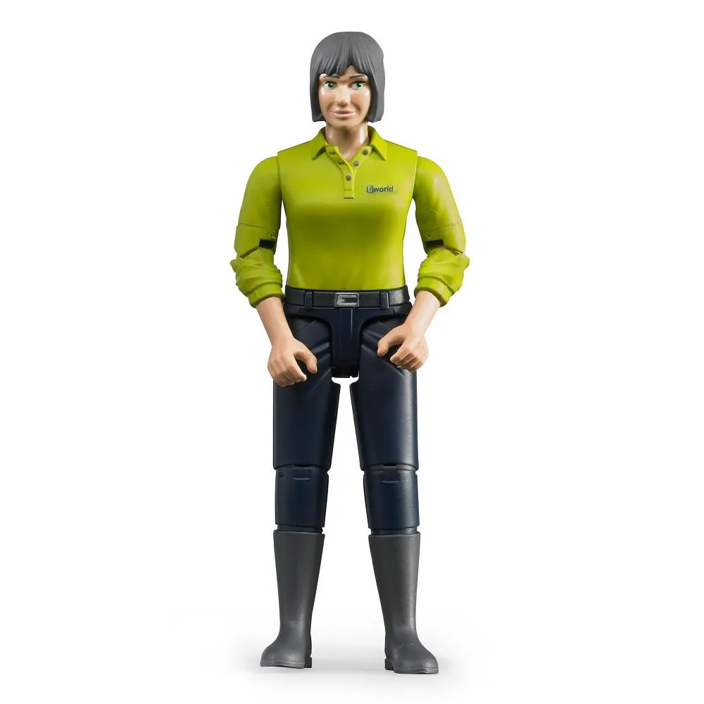 Bruder Woman Light Skin, Dark Jeans
