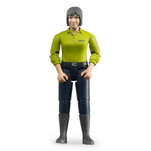 Bruder Woman Light Skin, Dark Jeans