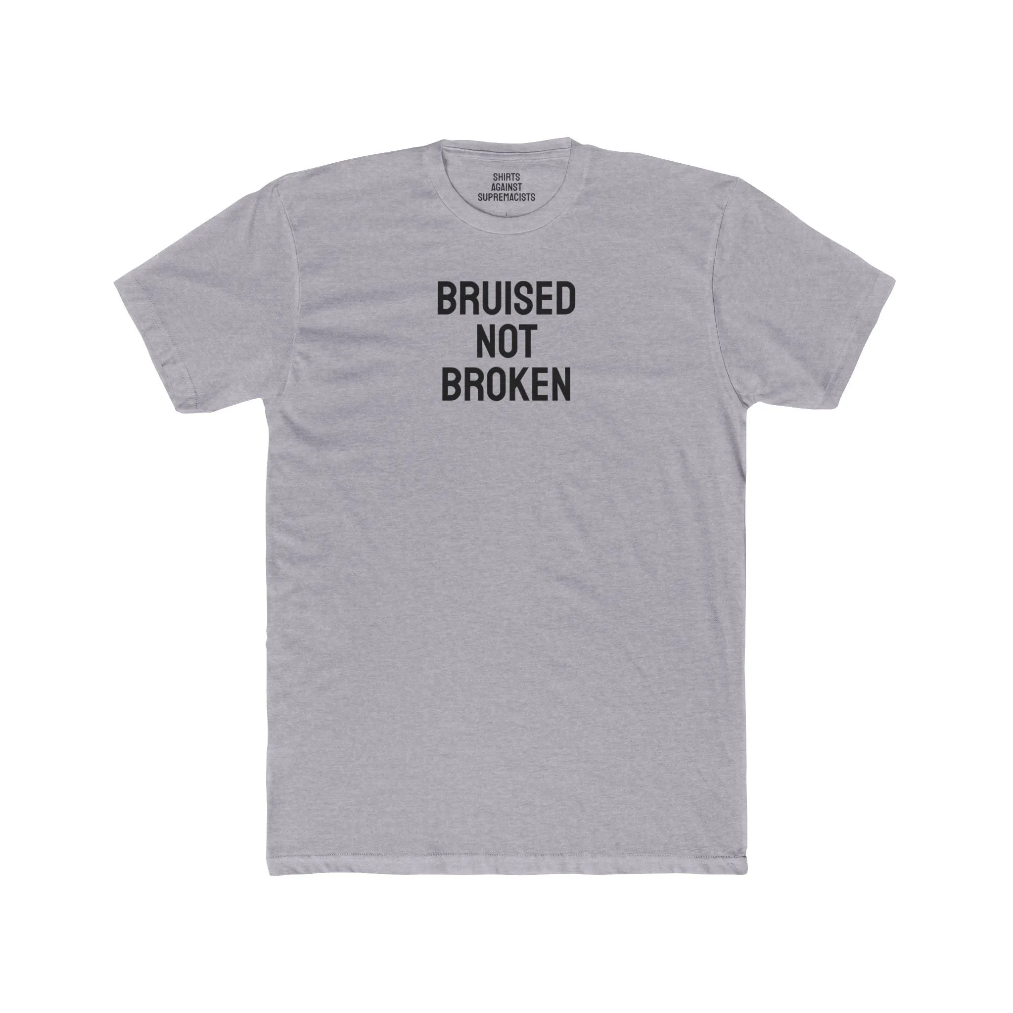 Bruised Not Broken - Unisex Cotton Crew Tee