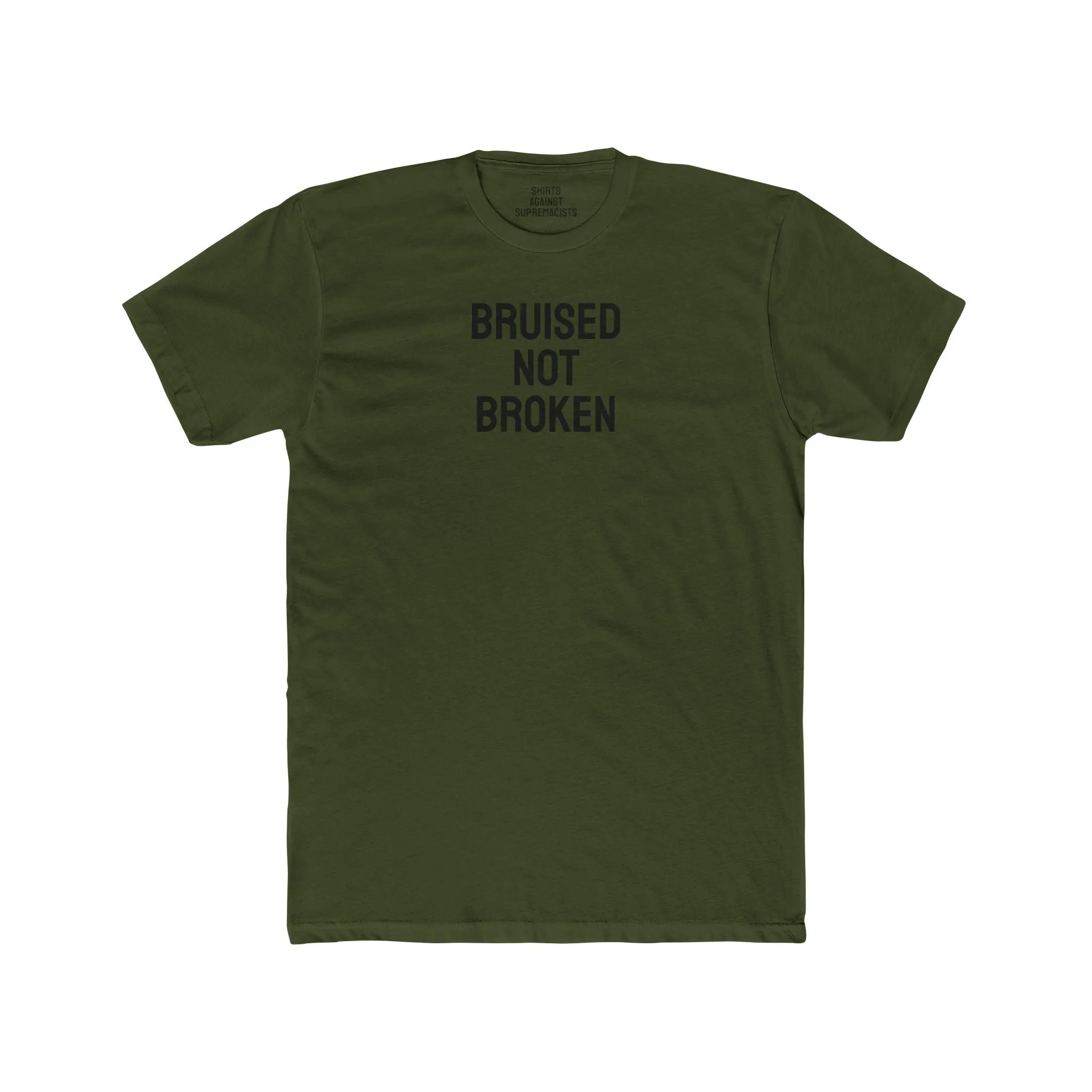 Bruised Not Broken - Unisex Cotton Crew Tee