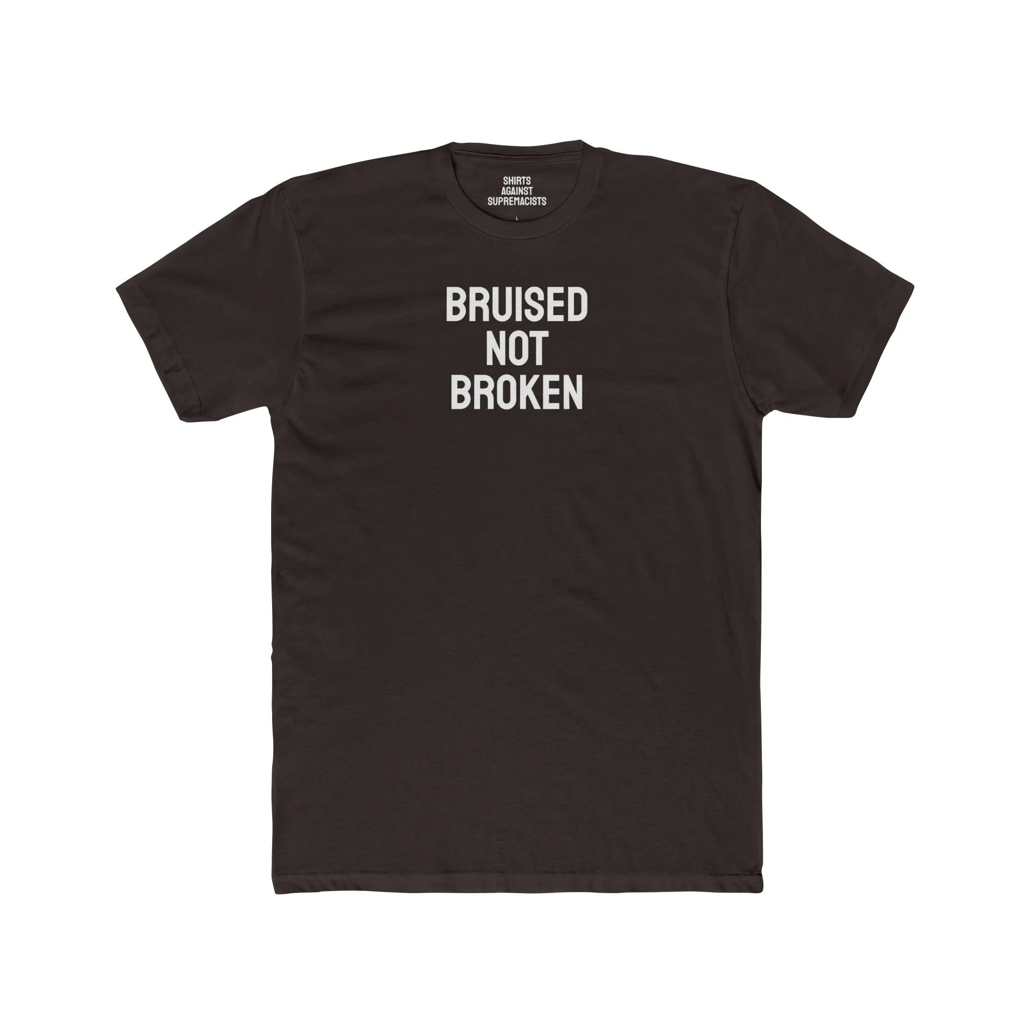 Bruised Not Broken - Unisex Cotton Crew Tee