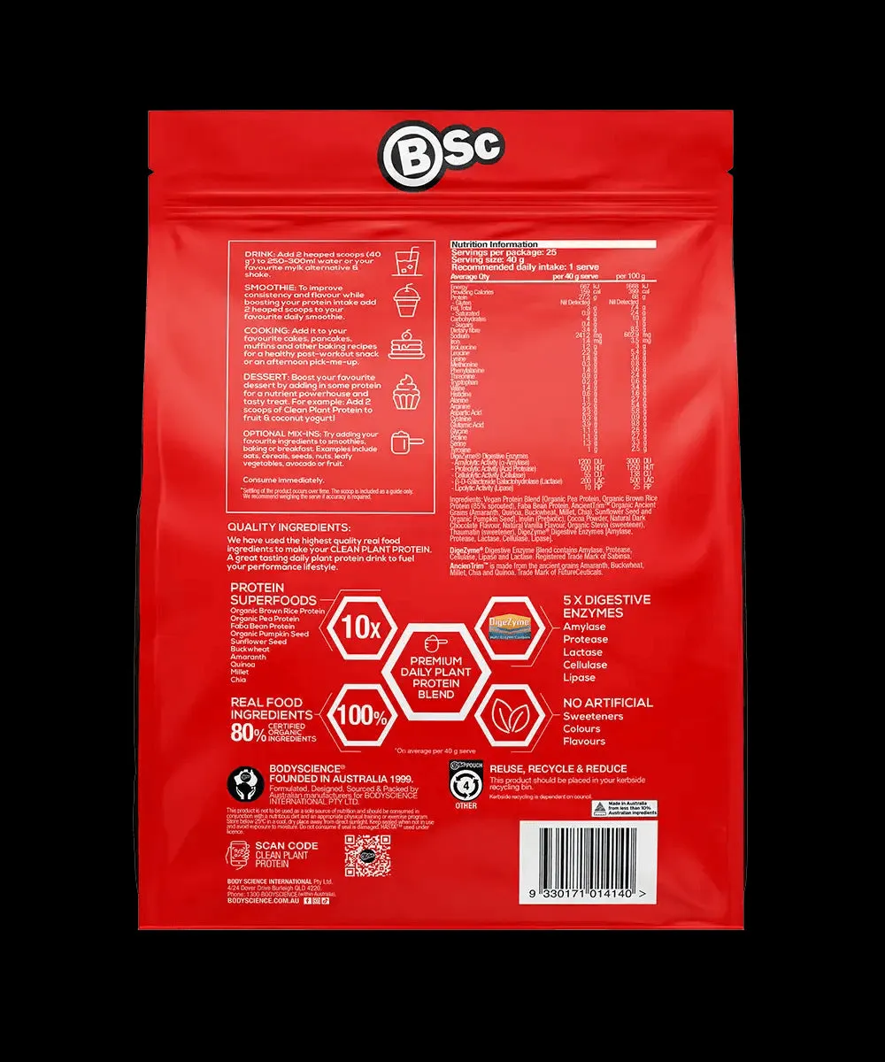 BSc | Clean Plant Protein By Bodyscience