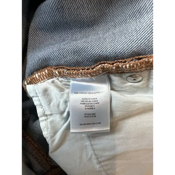 CAbi 5087 Deconstructed Stretch Skinny Jeans Size 4 EUC