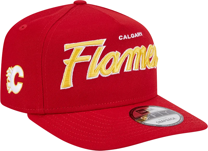 Calgary Flames 9FIFTY A-FRAME Script
