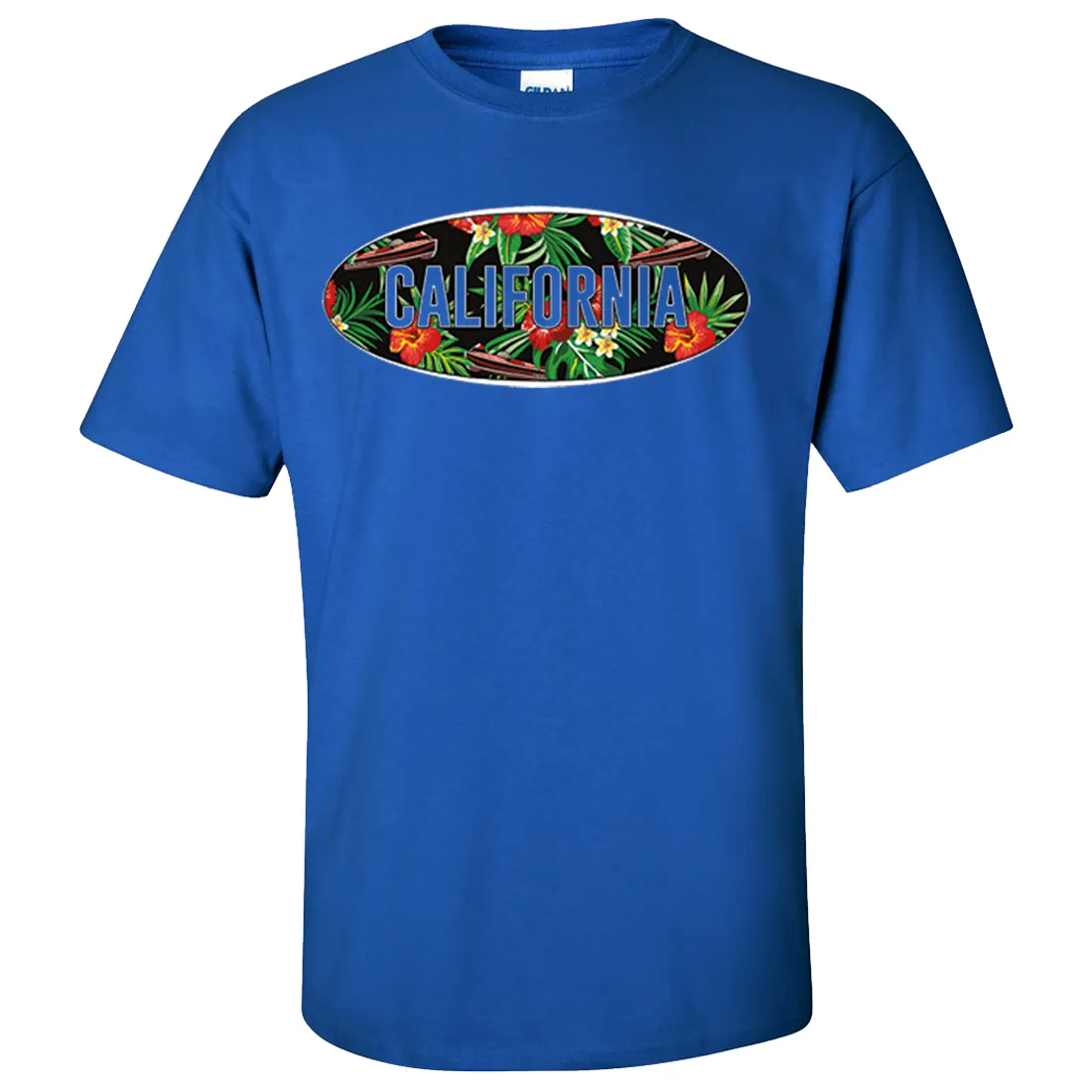 California Tropical Flowers Logo Asst Colors T-shirt/tee