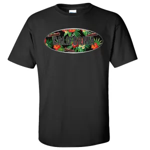California Tropical Flowers Logo Asst Colors T-shirt/tee