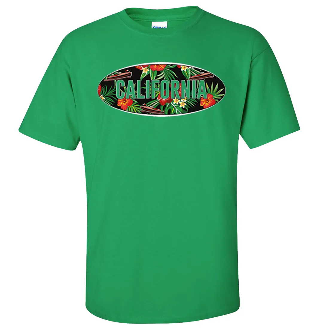 California Tropical Flowers Logo Asst Colors T-shirt/tee