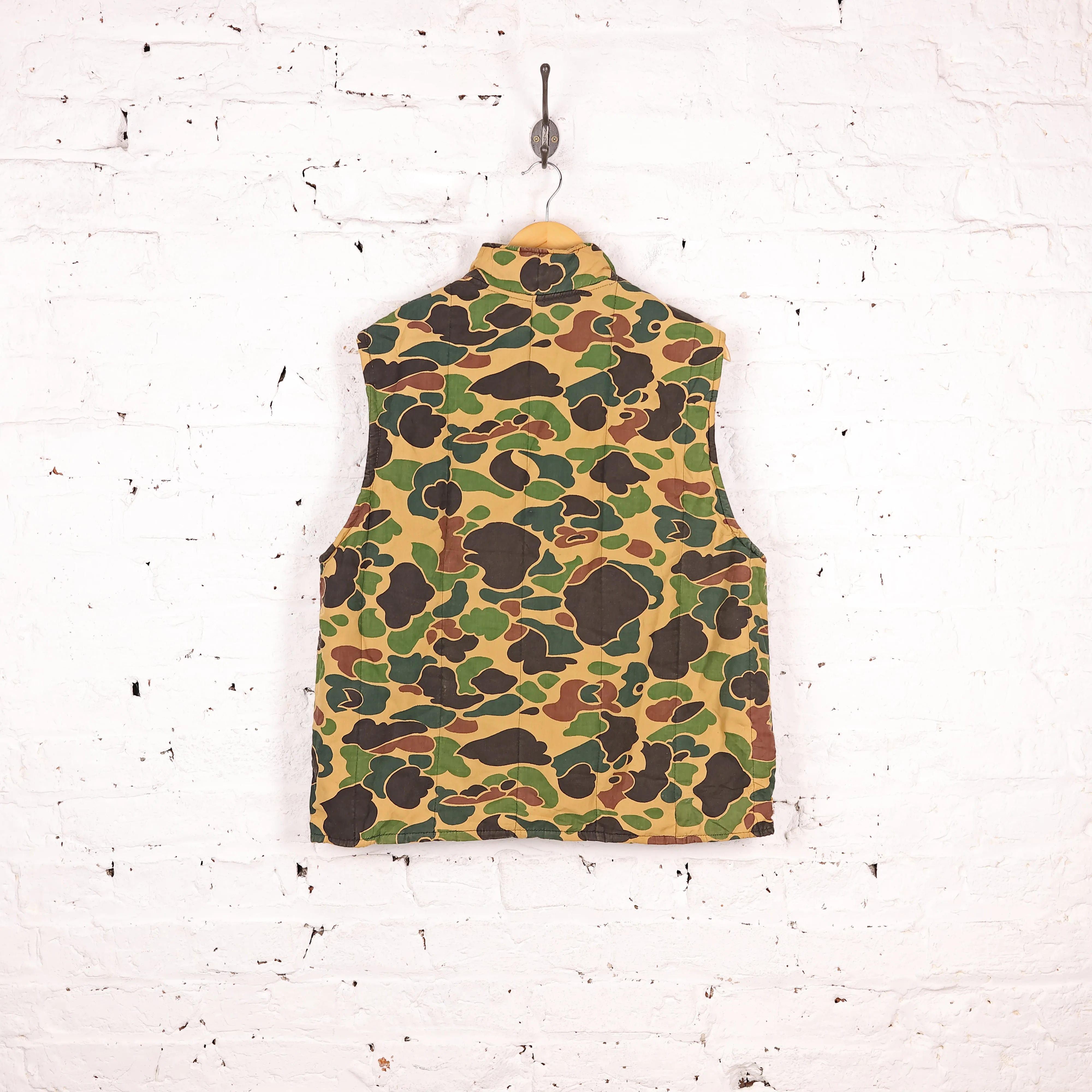 Camouflage Shooting Gilet Jacket - Beige - M