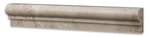 Cappuccino Marble 2 X 12 Polished OG-1 Chair Rail Trim - Lot of 50 Pcs.
