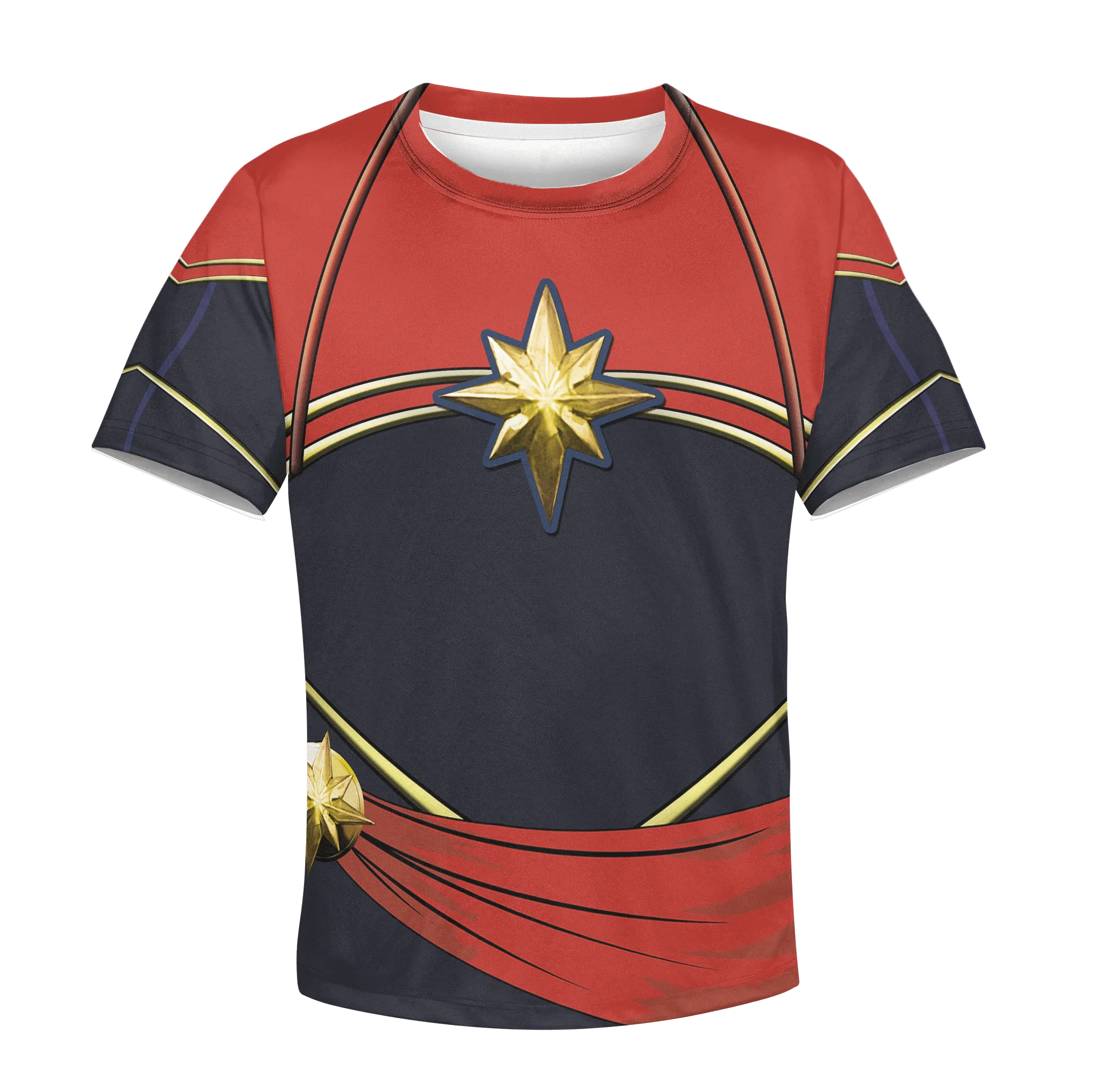 Captain Marvel Custom Cosplay Kid Hoodie