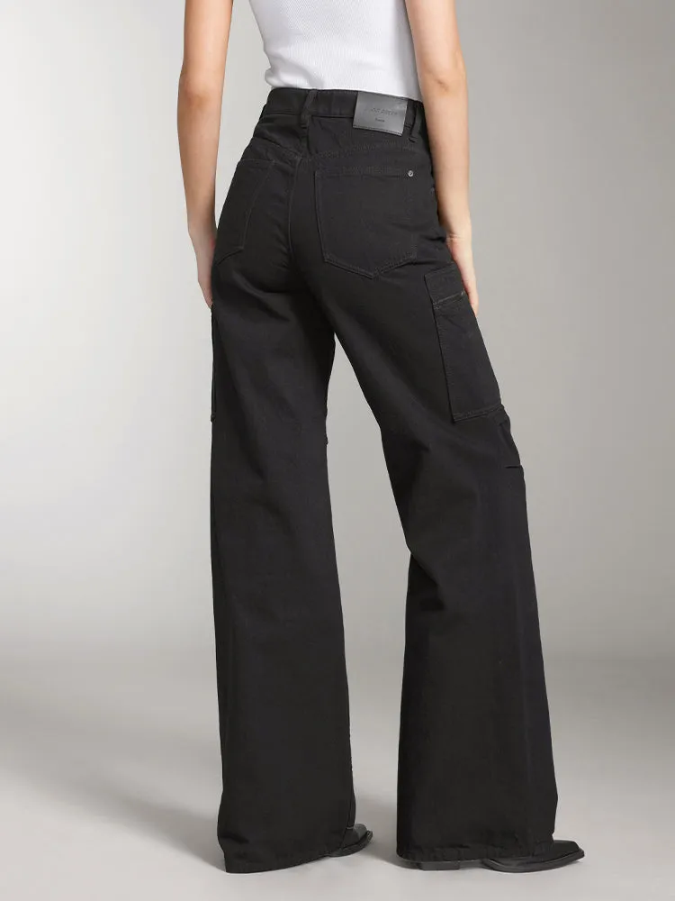 Cargo Flared Jeans