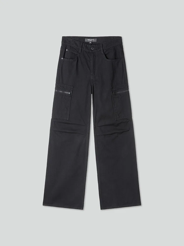 Cargo Flared Jeans
