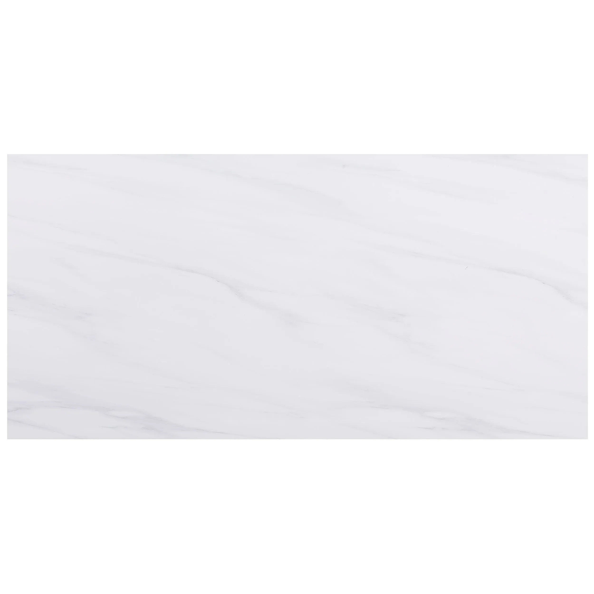 Carla 80-inch Cultured Carrara Marble Top Dining Table White