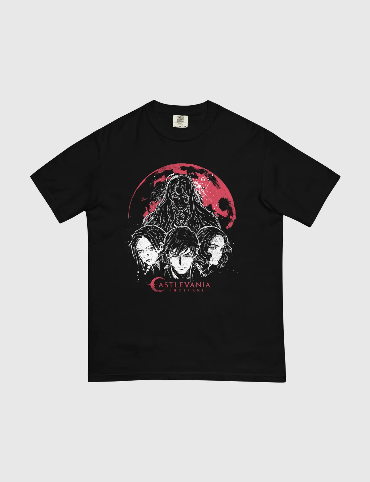 Castlevania Nocturne Unisex Heavyweight T-Shirt [Black]