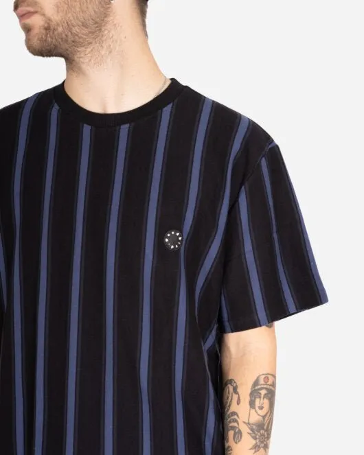 Century Stripe Tee - Black