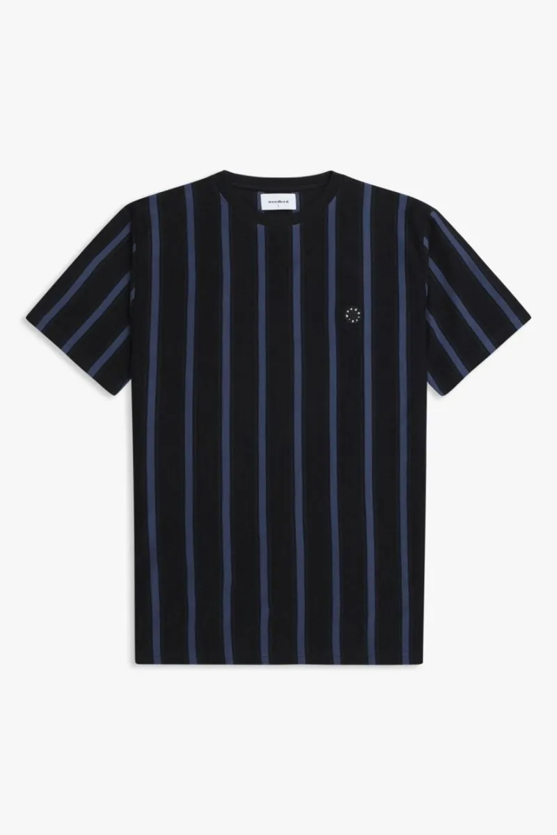Century Stripe Tee - Black