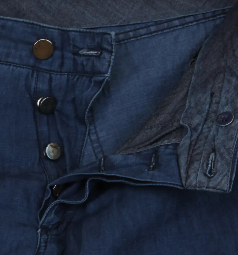 Cesare Attolini Dark Blue Jeans - Slim