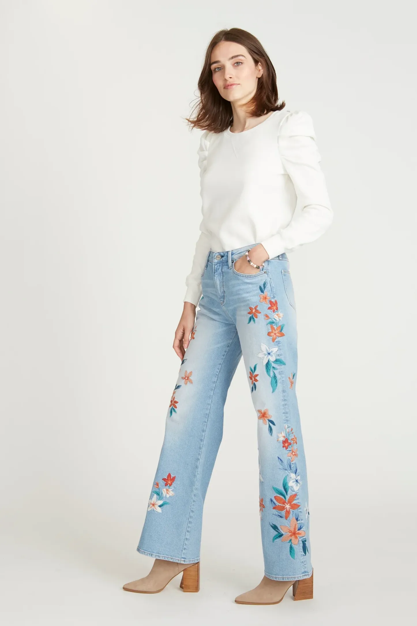 Charlee Embroidered Jeans