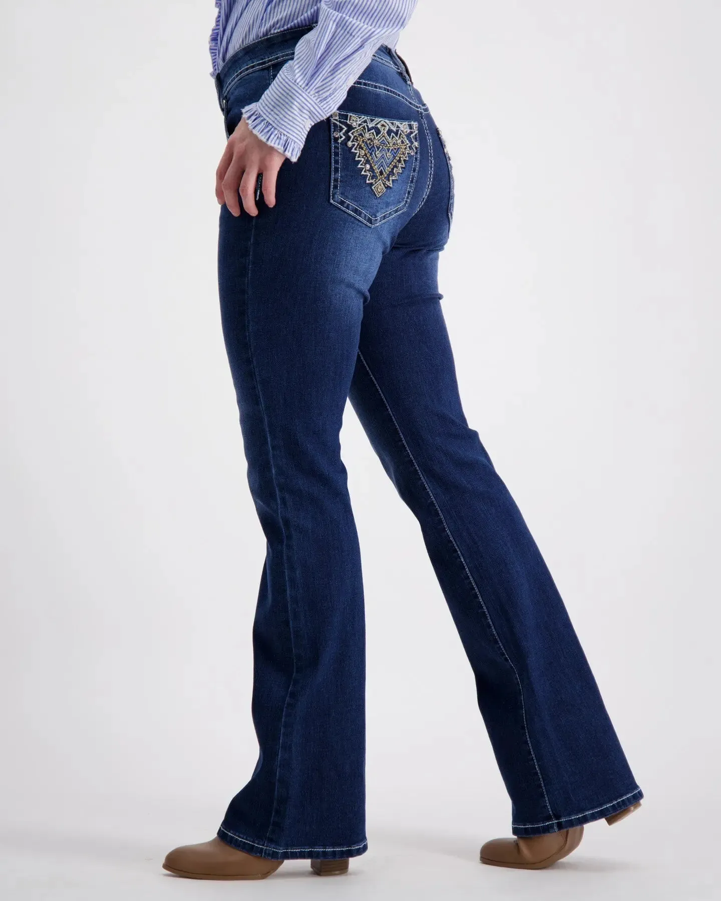 Cheyenne Boot-Cut Riding Jeans