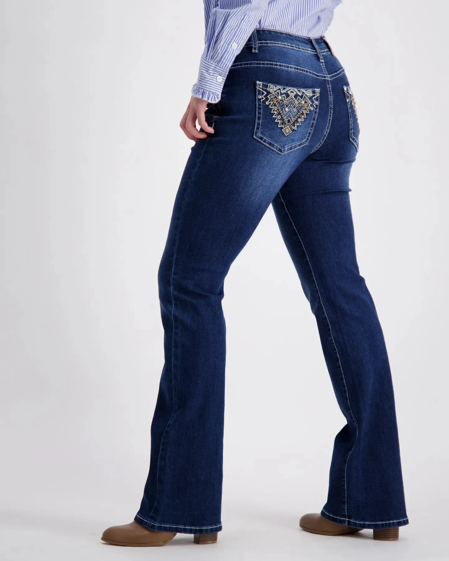 Cheyenne Boot-Cut Riding Jeans