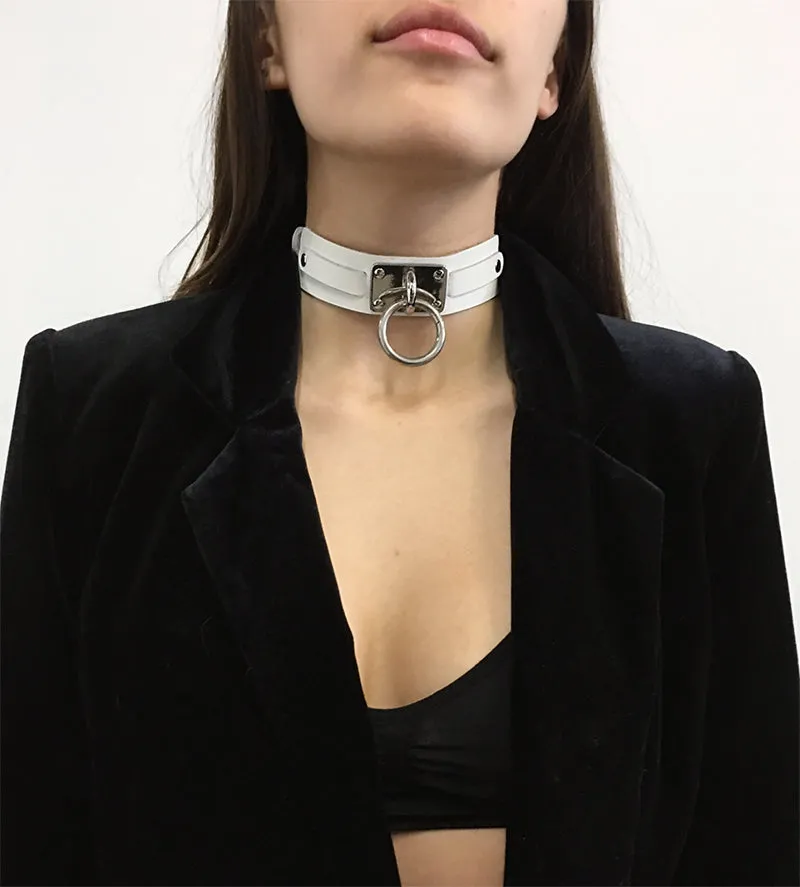 Choker Collar (1.25") - Black   More Colors
