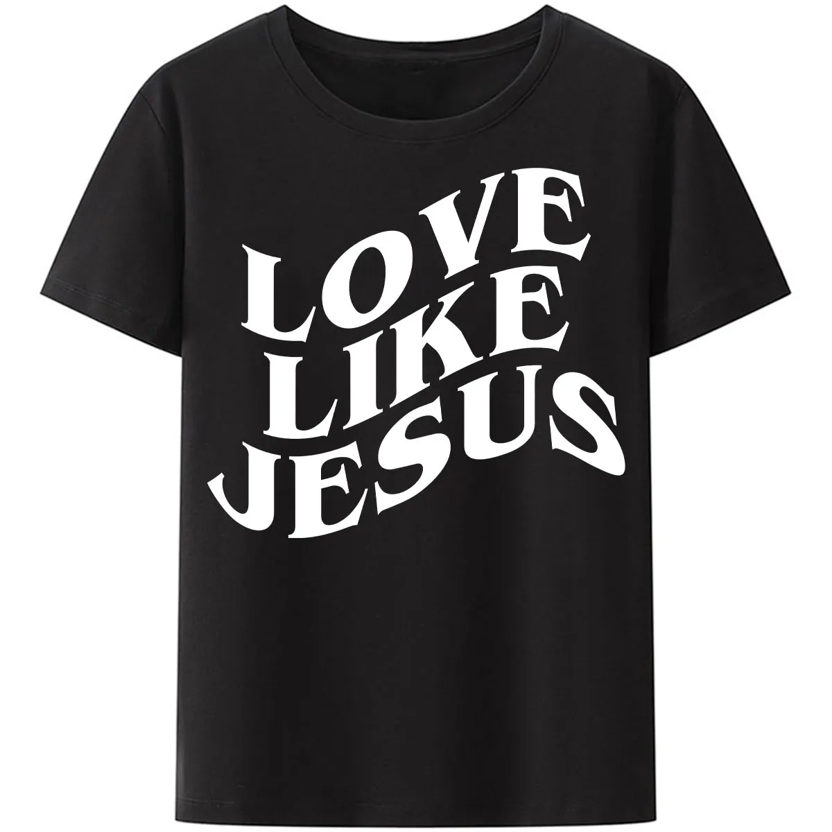 Christianartbag Funny T-Shirt, Christian Art Shirt, Love Like Jesus T-Shirt, Jesus T-Shirt, Unisex T-Shirt.