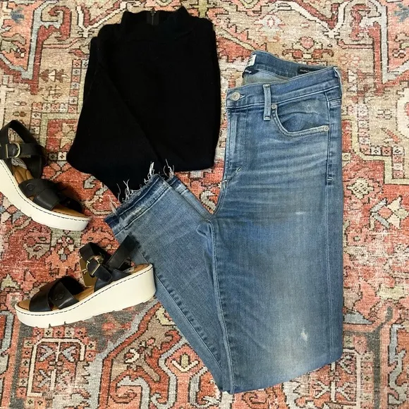 Citizen High Rise Skinny Rocket Crop Jeans